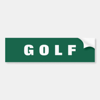 Para Coche Pegatina de parachoques de golf