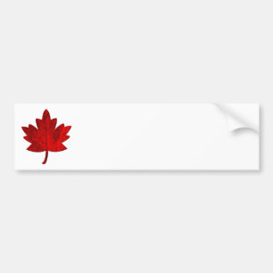 Para Coche Pegatina de parachoques de hojas de arce de Canadá