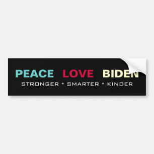 Para Coche Pegatina de parachoques de la campaña PEACE LOCO