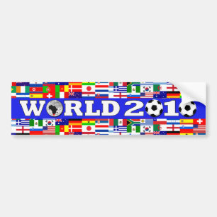 Para Coche Pegatina de parachoques de la Copa del Mundo