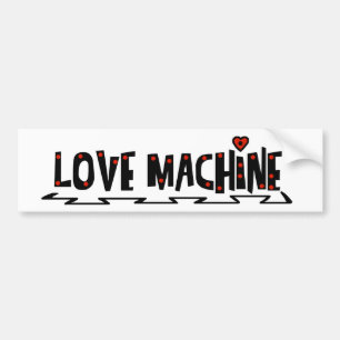 Para Coche Pegatina de parachoques de la máquina de amor