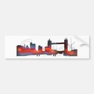 Para Coche Pegatina de parachoques de Londres