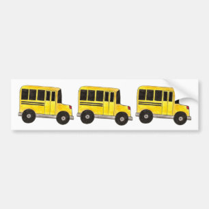 Para Coche Pegatina de parachoques de los autobuses de la esc