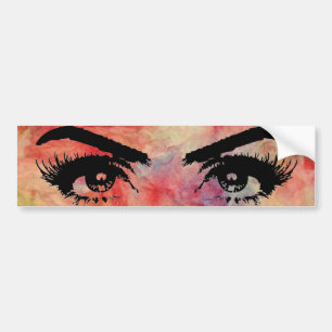 Para Coche Pegatina de parachoques de mármol rosa