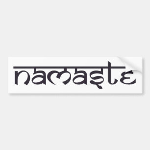 Para Coche Pegatina de parachoques de Namaste