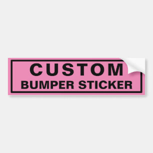 Para Coche Pegatina de parachoques de Personalizado rosa