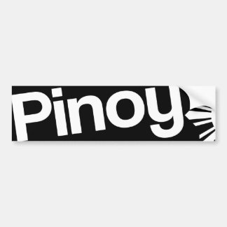 Para Coche Pegatina de parachoques de Pinoy