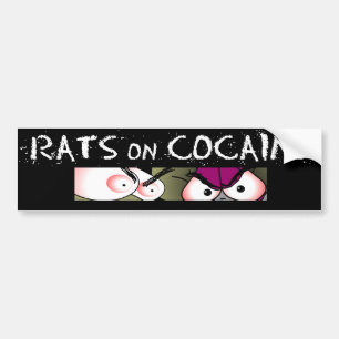 Para Coche Pegatina de parachoques de rata