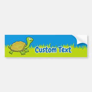 Para Coche Pegatina de parachoques de tortuga personalizado