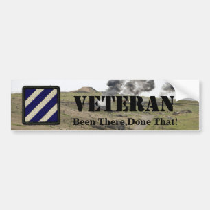 Para Coche Pegatina de parachoques de veteranos de la 3ª divi