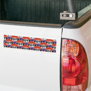 Para Coche Pegatina de parachoques de votación
