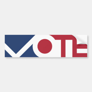 Para Coche Pegatina de parachoques de VOTACIÓN