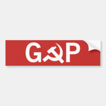 Pegatina de parachoques del GOP ruso
