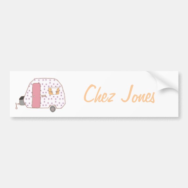 Para Coche Pegatina de parachoques del propietario de la Cara (Frente)