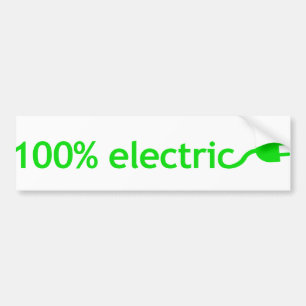 Para Coche Pegatina de parachoques del vehículo eléctrico d