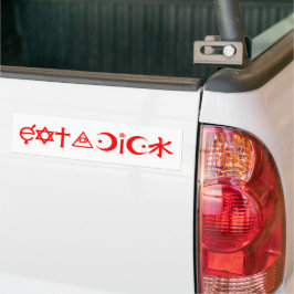Para Coche Pegatina de parachoques EatADick