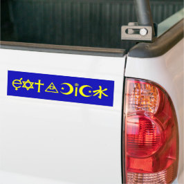 Para Coche Pegatina de parachoques EatADick