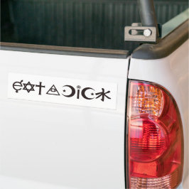 Para Coche Pegatina de parachoques EatADick