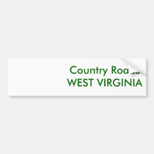 Para Coche Pegatina de parachoques en las carreteras de los p