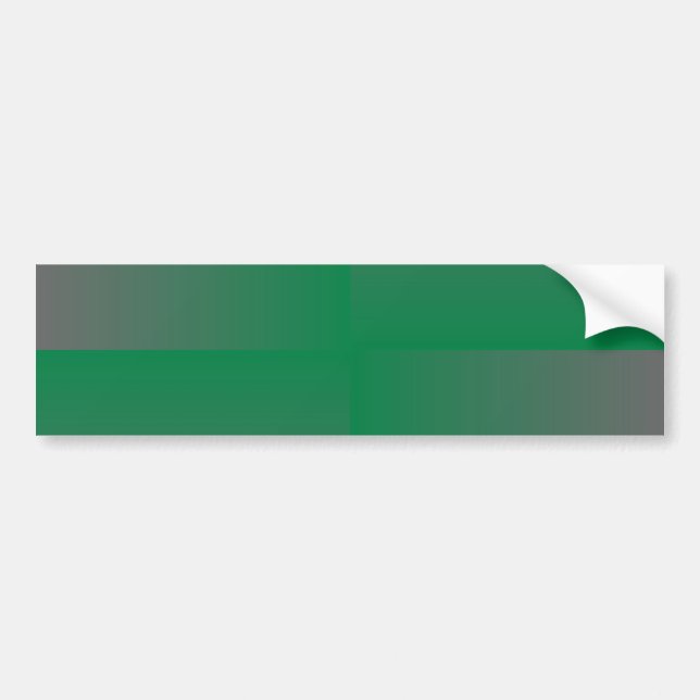 Para Coche Pegatina de parachoques gris verde (Frente)