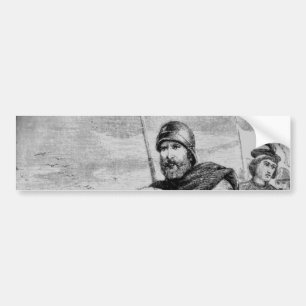 Para Coche Pegatina de parachoques Knight Medieval