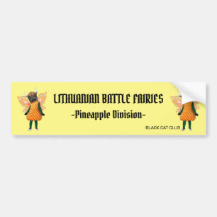 Para Coche Pegatina de parachoques lituanos de batalla