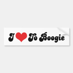 Para Coche Pegatina de parachoques Me encanta bailar boogie