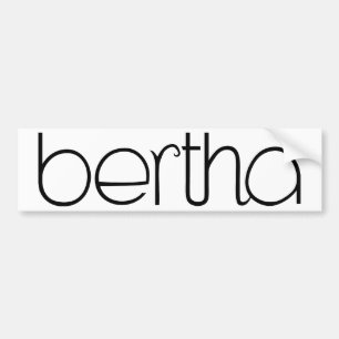 Para Coche Pegatina de parachoques negro de Bertha