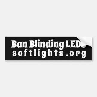 Para Coche Pegatina de parachoques, prohibición de las luces