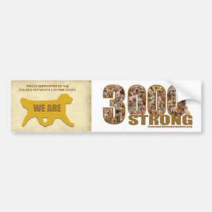 Para Coche Pegatina de parachoques - Somos 3000 fuertes