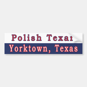 Para Coche Pegatina de parachoques texana de Yorktown