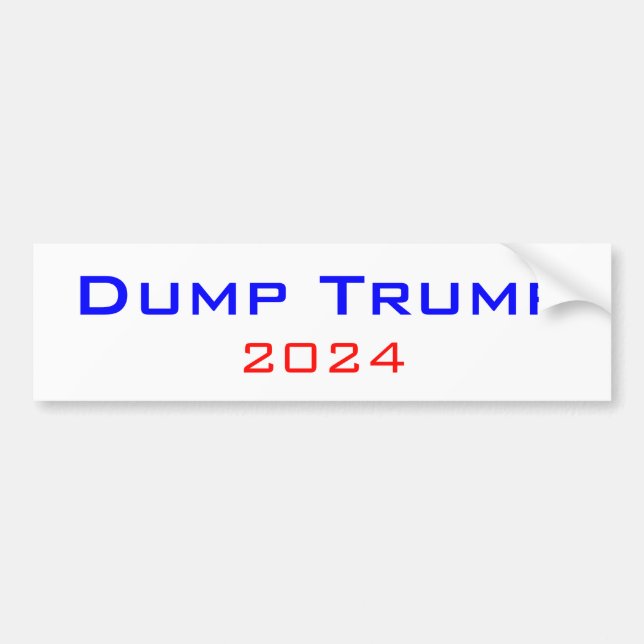 Para Coche Pegatina de parachoques Trump 2024 (Frente)