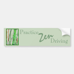Para Coche Pegatina de parachoques 'Zen Bamboo'