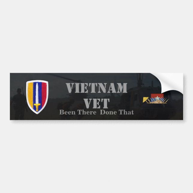 Para Coche Pegatina de paros de guerra de Vietnam de USARV (Frente)