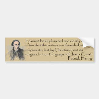 Para Coche Pegatina de Patrick Henry