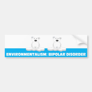Para Coche pegatina de pepino bipolar