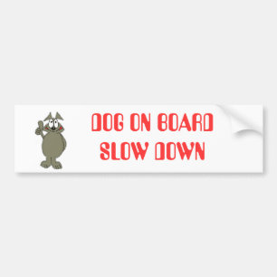 Para Coche pegatina de pepino doggy