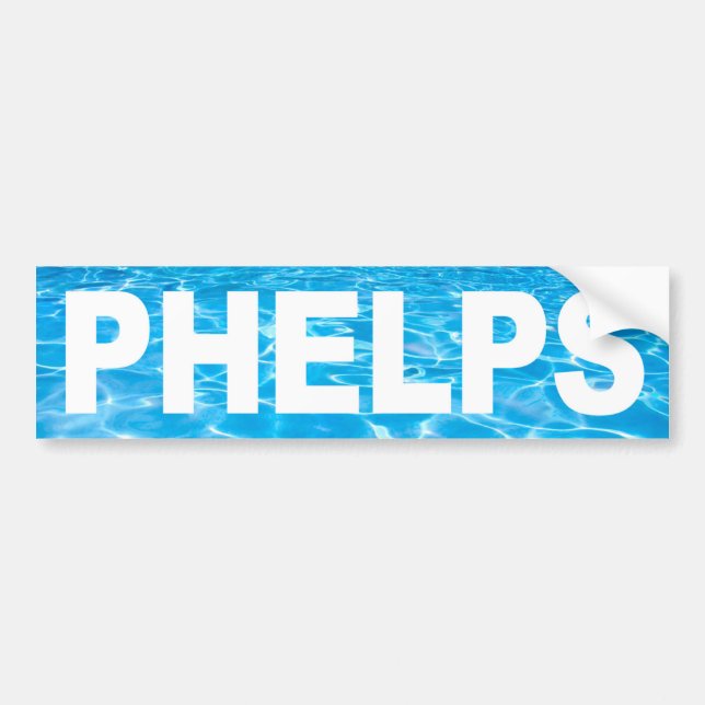 Para Coche Pegatina de Phelps (Frente)
