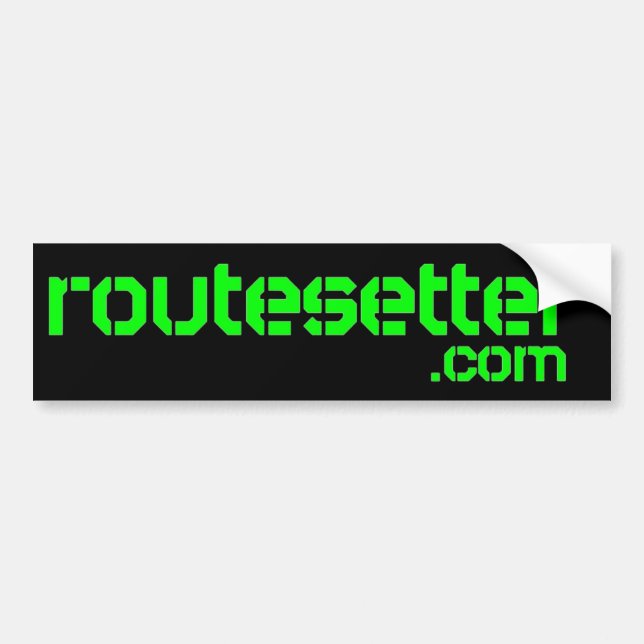 Para Coche pegatina de routesetter.com (Frente)