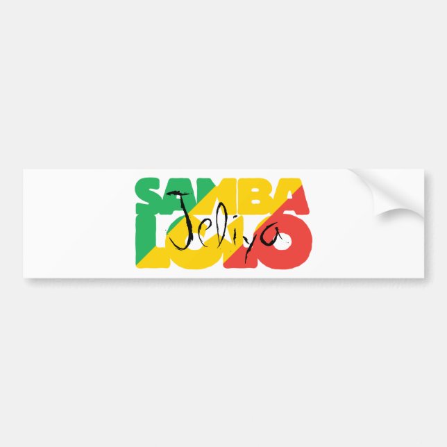 Para Coche Pegatina de SambaLolo Jeliya (Frente)