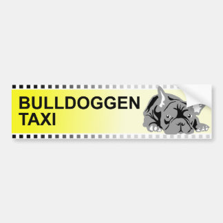 Para Coche Pegatina de taxi Bulldoggen