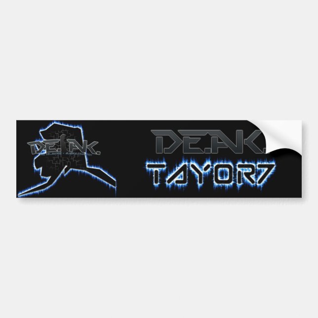 Para Coche Pegatina de Taylor DEAK (Frente)
