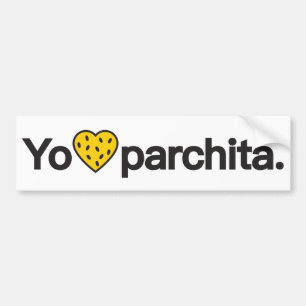 Para Coche Pegatina de umper de Yo Amo Parchita