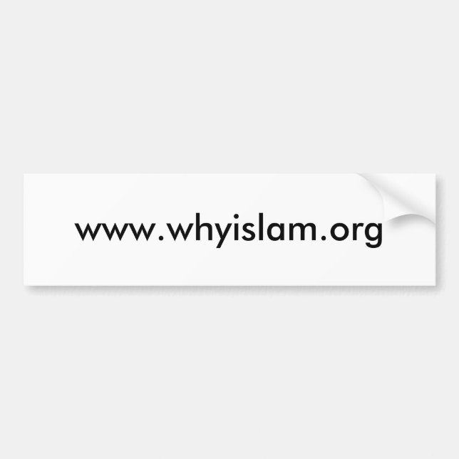 Para Coche Pegatina de Whyislam (Frente)