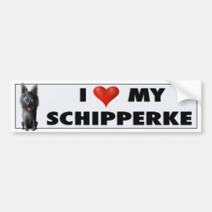 Para Coche Pegatina del amor del Schipperke