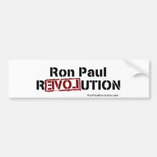 Para Coche Pegatina del bumber de la revolución del RP