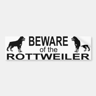 Para Coche pegatina del bumber del rottweiler