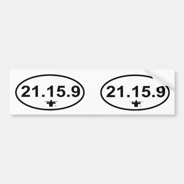 Para Coche Pegatina del culto de CrossFit (Frente)