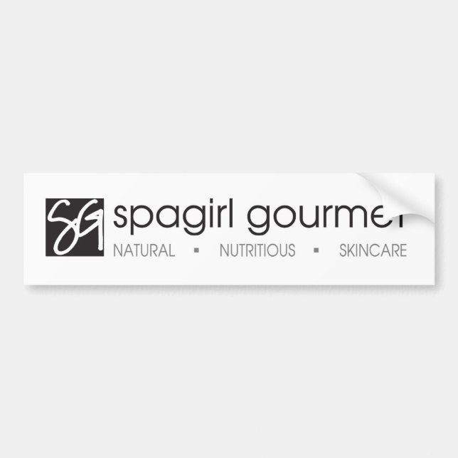 Para Coche Pegatina del gastrónomo de Spagirl (Frente)
