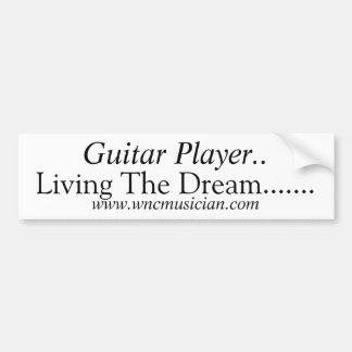 Para Coche Pegatina del guitarrista
